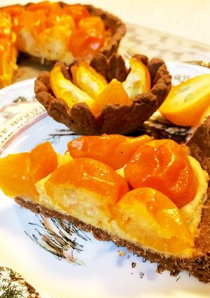 金柑甘露煮タルト♡アーモンドクリームで-レシピのメイン写真