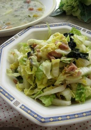 白菜とツナの和風サラダ-レシピのメイン写真