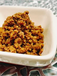 簡単3STEP☆油抜き!ヘルシー♡肉味噌-レシピのメイン写真