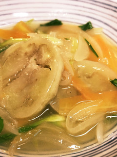 西洋白なすの野菜たっぷり中華風あんかけ-レシピのメイン写真