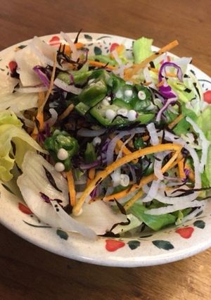 疲れを吹き飛ばすヘルシー野菜パスタ風料理-レシピのメイン写真