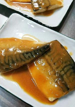 マンガ飯☆シロさんの簡単サバの味噌煮-レシピのメイン写真