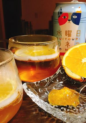 ビール好きへのホットビール@水曜日のネコ-レシピのメイン写真