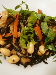 ひじきの煮物 青じそで彩り☆-レシピのメイン写真