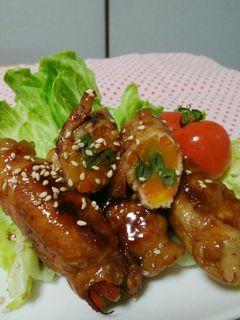簡単♬人参といんげんの肉巻き(^_^)/-レシピのメイン写真