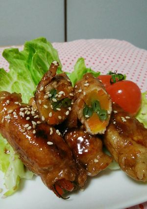 簡単♬人参といんげんの肉巻き(^_^)/-レシピのメイン写真