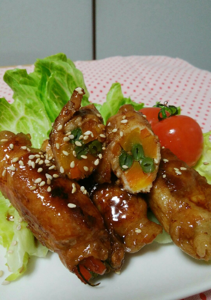 簡単♬人参といんげんの肉巻き(^_^)/-レシピのメイン写真