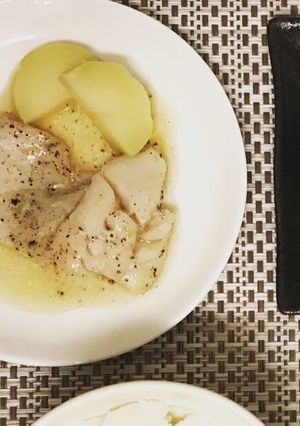 タラのバター白ワイン蒸し メークイン添え-レシピのメイン写真