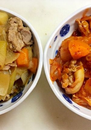 圧力鍋 2味のホクホク肉じゃが-レシピのメイン写真