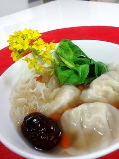 大根とパクチーの水餃子♡薬膳スープ仕立て-レシピのメイン写真