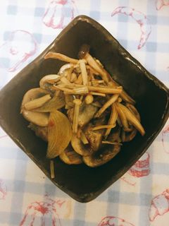 キノコの醤油炒め-レシピのメイン写真