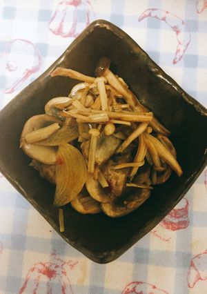 キノコの醤油炒め-レシピのメイン写真