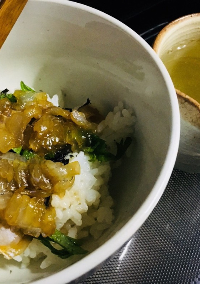 ヒラメの漬け茶漬け-レシピのメイン写真