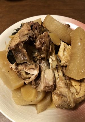 簡単！大根とぶりのアラ煮-レシピのメイン写真