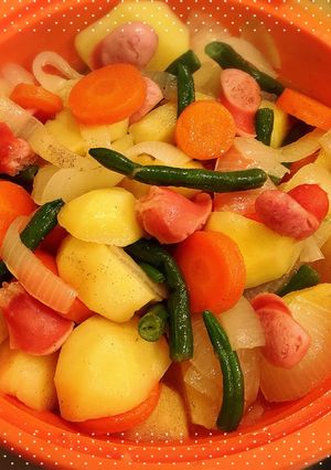 常備野菜+レンジ→楽々ウマウマ簡単おかず-レシピのメイン写真