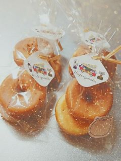 バレンタインに♡チョコバナナ焼ドーナツ-レシピのメイン写真