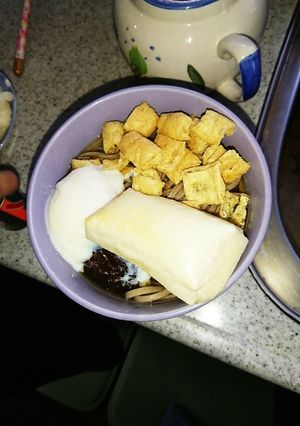 香ばしいカリカリ油揚げ入り ちからそば-レシピのメイン写真