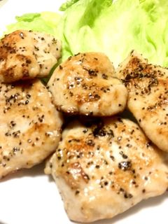 ヘルシーなのに満腹☆鶏胸肉のソテー☆-レシピのメイン写真