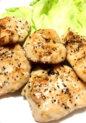 ヘルシーなのに満腹☆鶏胸肉のソテー☆-レシピのメイン写真