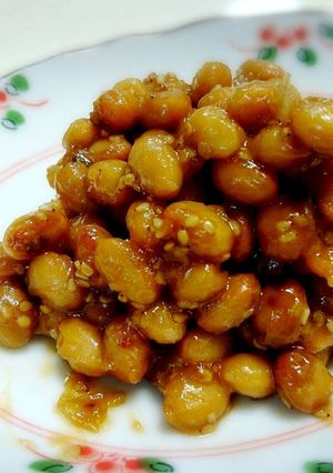 ご飯に良く合う常備菜【味噌大豆】-レシピのメイン写真