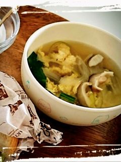 しいたけと玉ねぎのコンソメスープ-レシピのメイン写真