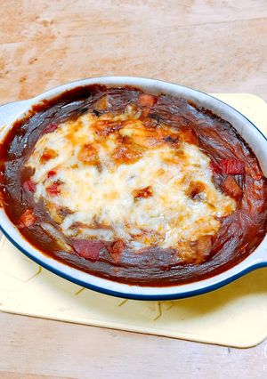 簡単♪包丁いらず♪豆腐のカレーグラタン-レシピのメイン写真