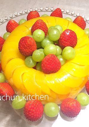★子供も喜ぶ★簡単★ゼリーケーキ★-レシピのメイン写真