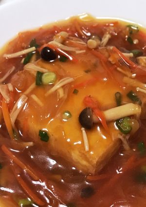 厚揚げのたっぷり野菜あんかけ-レシピのメイン写真