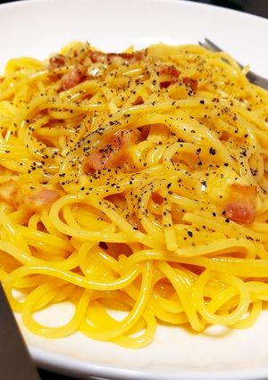 カルボナーラ-レシピのメイン写真