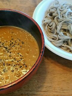 本日の朝 カレーつけ蕎麦-レシピのメイン写真