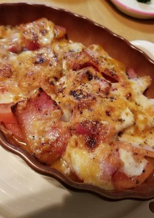 簡単オーブンガチdeトマトチーズ焼き-レシピのメイン写真