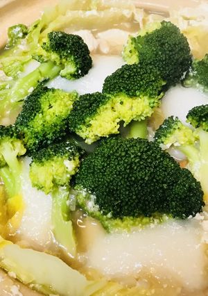 素朴・野菜鍋●ブロッコリーの寄せ鍋-レシピのメイン写真
