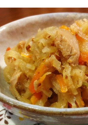 千切り大根とツナ煮物-レシピのメイン写真