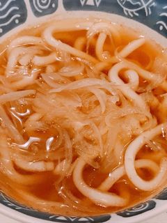 血液サラサラ、玉ねぎたっぷりうどん!-レシピのメイン写真