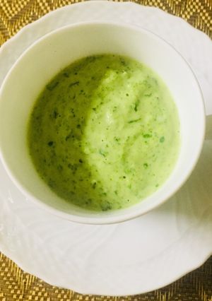 身体ぽかぽか❣️豆苗のあっさりポタージュ-レシピのメイン写真