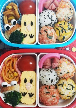 幼稚園(年少)双子のお弁当15-レシピのメイン写真
