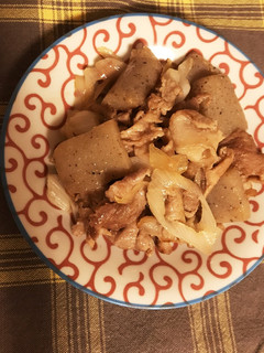 豚こま肉とこんにゃくの炒め物-レシピのメイン写真