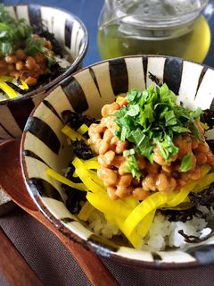 納豆茶漬け-レシピのメイン写真