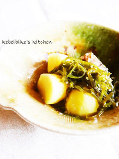 切り昆布とじゃが芋の鯖缶塩こうじ煮-レシピのメイン写真