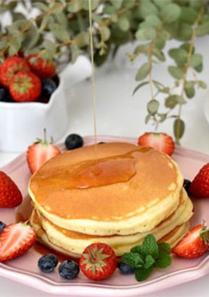 ミックスを使わない!手作りホットケーキ-レシピのメイン写真