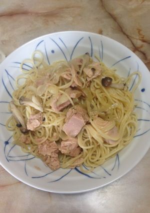 おでん出汁リメイク和風ツナパスタ-レシピのメイン写真