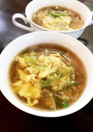 長ねぎと生姜のかき玉スープ-レシピのメイン写真