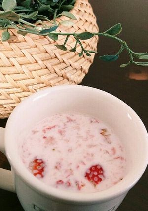 食べるいちごミルク♡-レシピのメイン写真