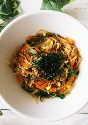 いろいろ野菜と合挽き肉のピリ辛丼♪-レシピのメイン写真