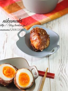 肉巻きたまご・照り焼き味。-レシピのメイン写真