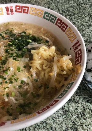 もやしと卵のあんかけ旨塩ラーメン-レシピのメイン写真