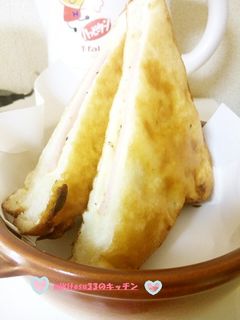 食パンで作る!ハム&チーズ揚げパン-レシピのメイン写真