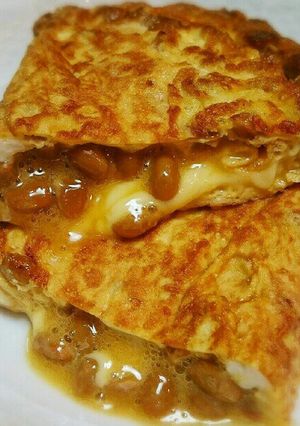 納豆チーズ卵焼き-レシピのメイン写真