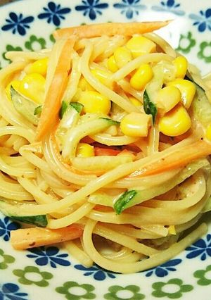 スパゲッティのオーロラサラダ-レシピのメイン写真
