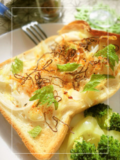 味付たら×酢玉葱のさっぱり和トースト-レシピのメイン写真